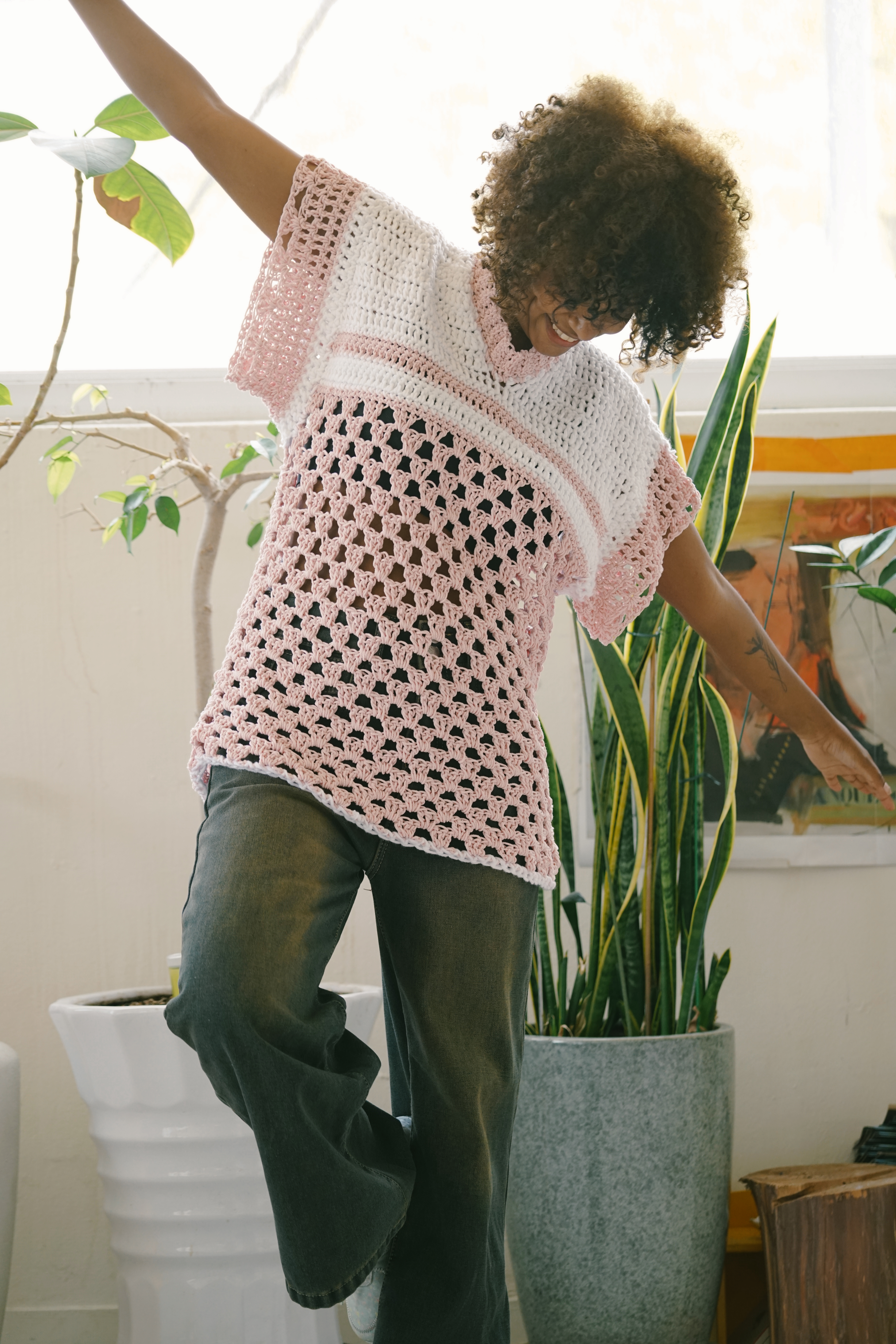 SS26 Crochet Jersey view 2